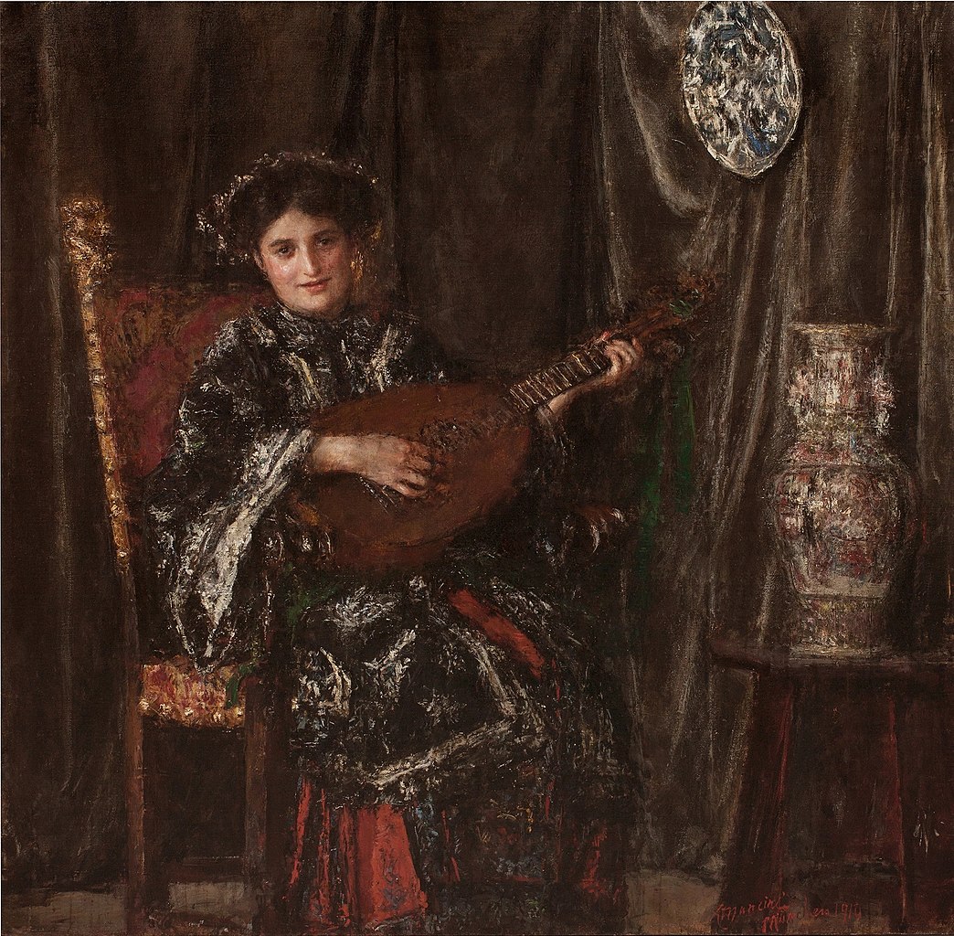 Suonatrice di mandola, o Il costume giapponsese, 1910